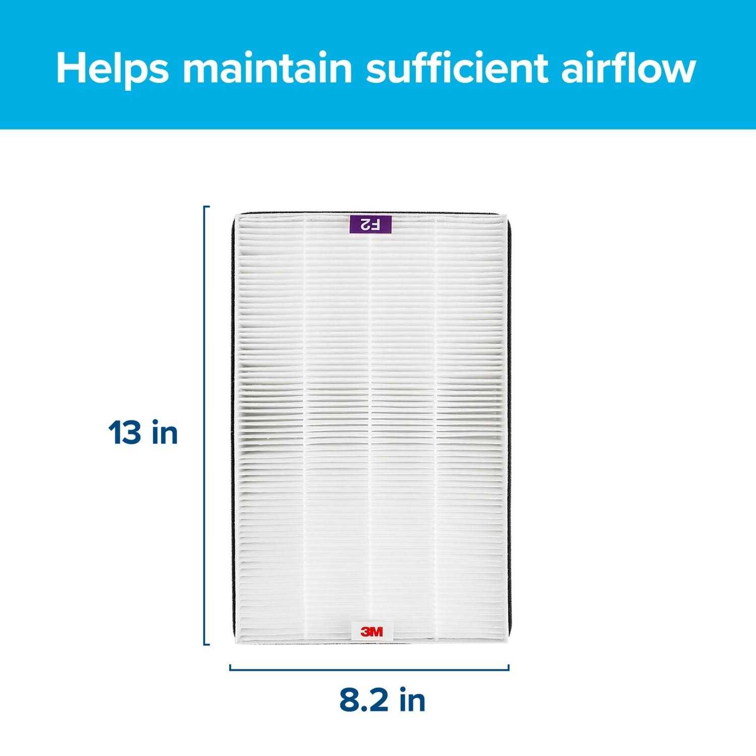 Filtrete Advanced Allergen Bacteria & Virus True Hepa Room Air Purifier Filter - Zenithce