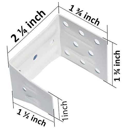Cutelec 2pcs Box Mounting Bracket for Low Profile Blinds 2inch - Zenithce