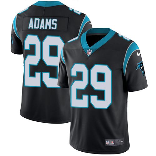 Carolina Panthers #29 Mike Adams Black Vapor Untouchable Limited Stitched Jersey - Zenithce