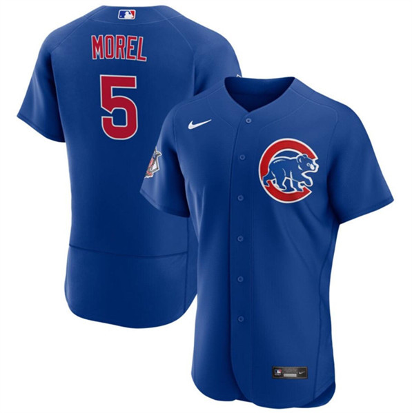 Chicago Cubs #5 Christopher Morel Blue Flex Base Stitched Jersey - Zenithce