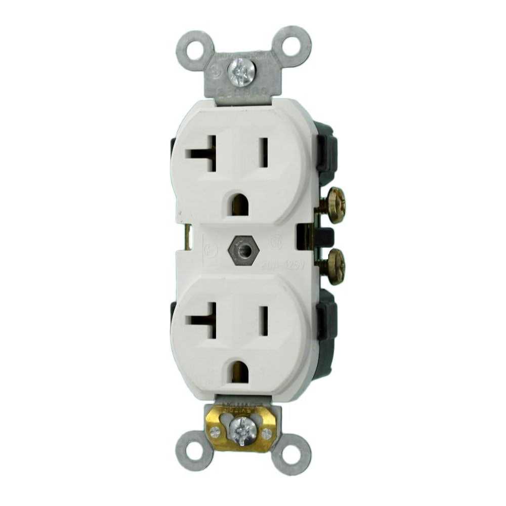 Leviton CR20-W Duplex Receptacle - Zenithce