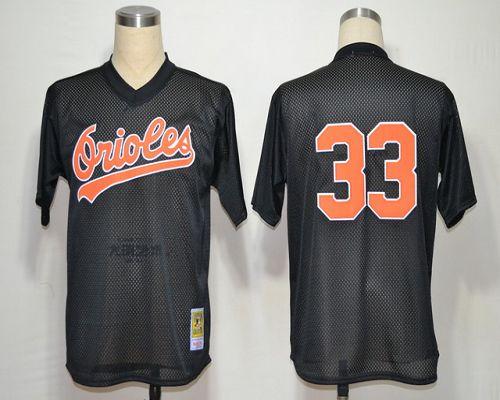 Mitchell And Ness Orioles #33 Eddie Murray Throwback Black Stitched Jersey - Zenithce