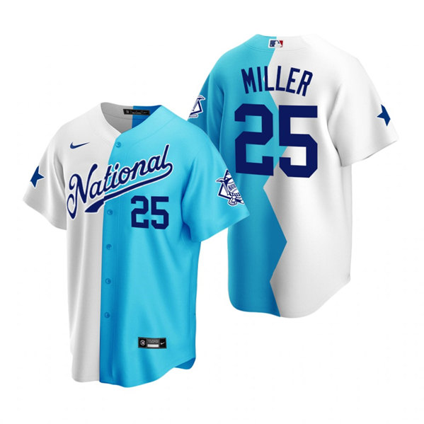 Washington Nationals #25 Bobby Miller White Teal 2022 All-Star Futures Game Stitched Jersey - Zenithce