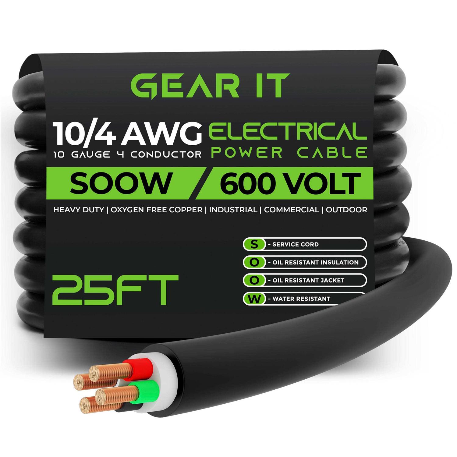 Gearit 7 Way Plug Inline Trailer Cord with 7 Gang Junction Box - Zenithce