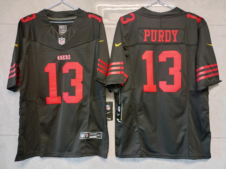 San Francisco 49ers #13 Brock Purdy Black 2023 F.U.S.E. Vapor Untouchable Limited Stitched Jersey - Zenithce