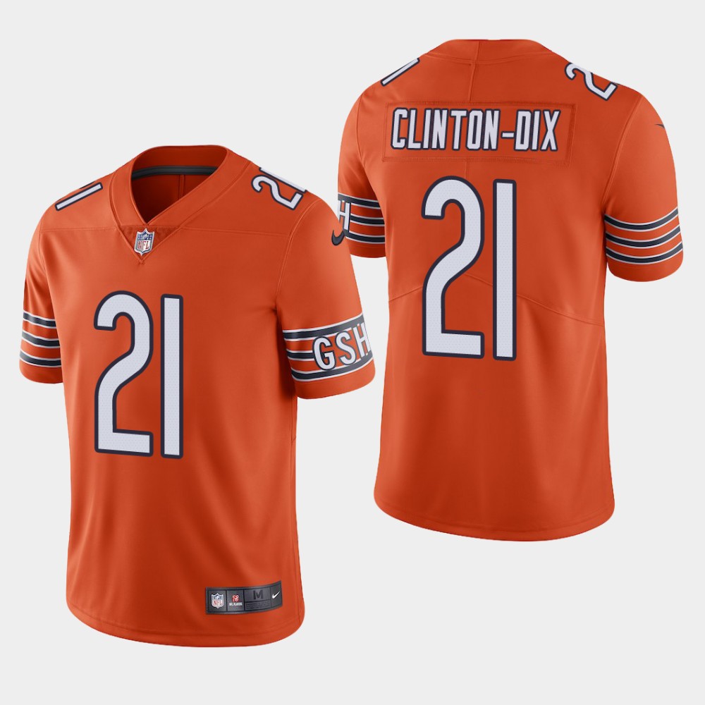 Chicago Bears#21 HaHa Clinton-Dix Orange Vapor Untouchable Limited Stitched Jersey - Zenithce
