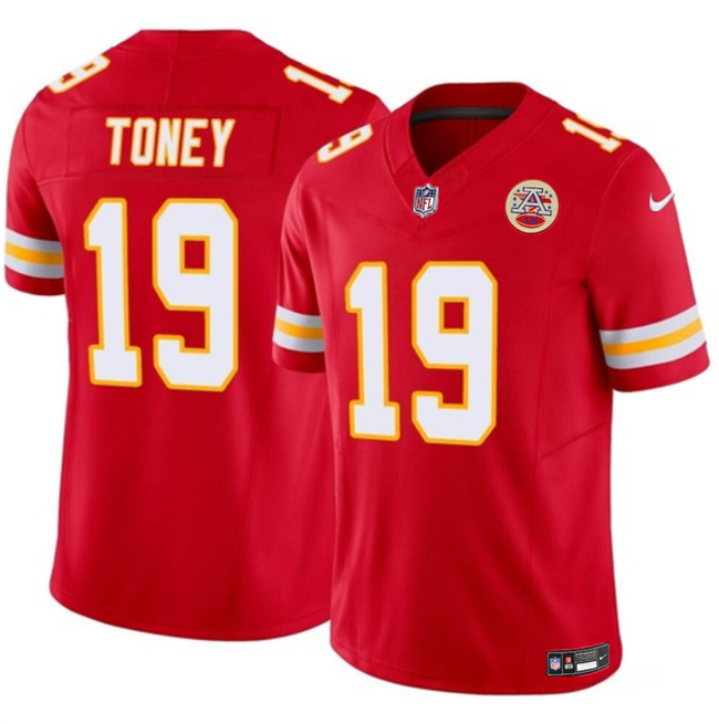 Kansas City Chiefs #19 Kadarius Toney Red 2023 F.U.S.E. Vapor Untouchable Limited Stitched Jersey - Zenithce
