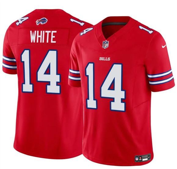 Buffalo Bills #14 Mike White Red 2025 F.U.S.E. Vapor Untouchable Limited Football Stitched Jersey - Zenithce