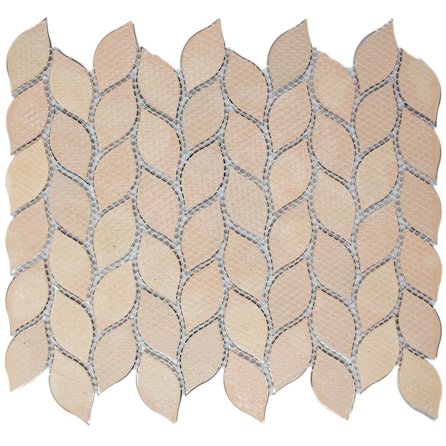MOLOVO Porcetile Soft Blue 11.82 in. x 11.82 in. Squares Matte Porcelain Mosaic Wall and Floor Tile - Zenithce