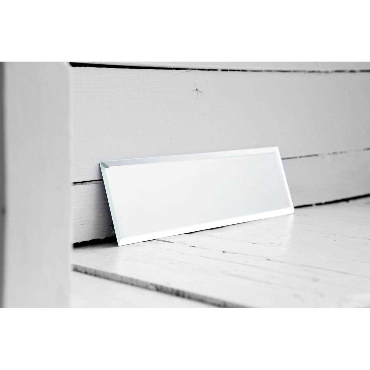 Tilebay 3 x 10 Beveled Edge Mirror Backsplash Kitchen Tiles - Zenithce