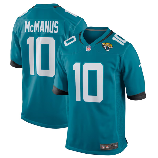 Jacksonville Jaguars #10 Brandon McManus Teal Stitched Game Jersey - Zenithce