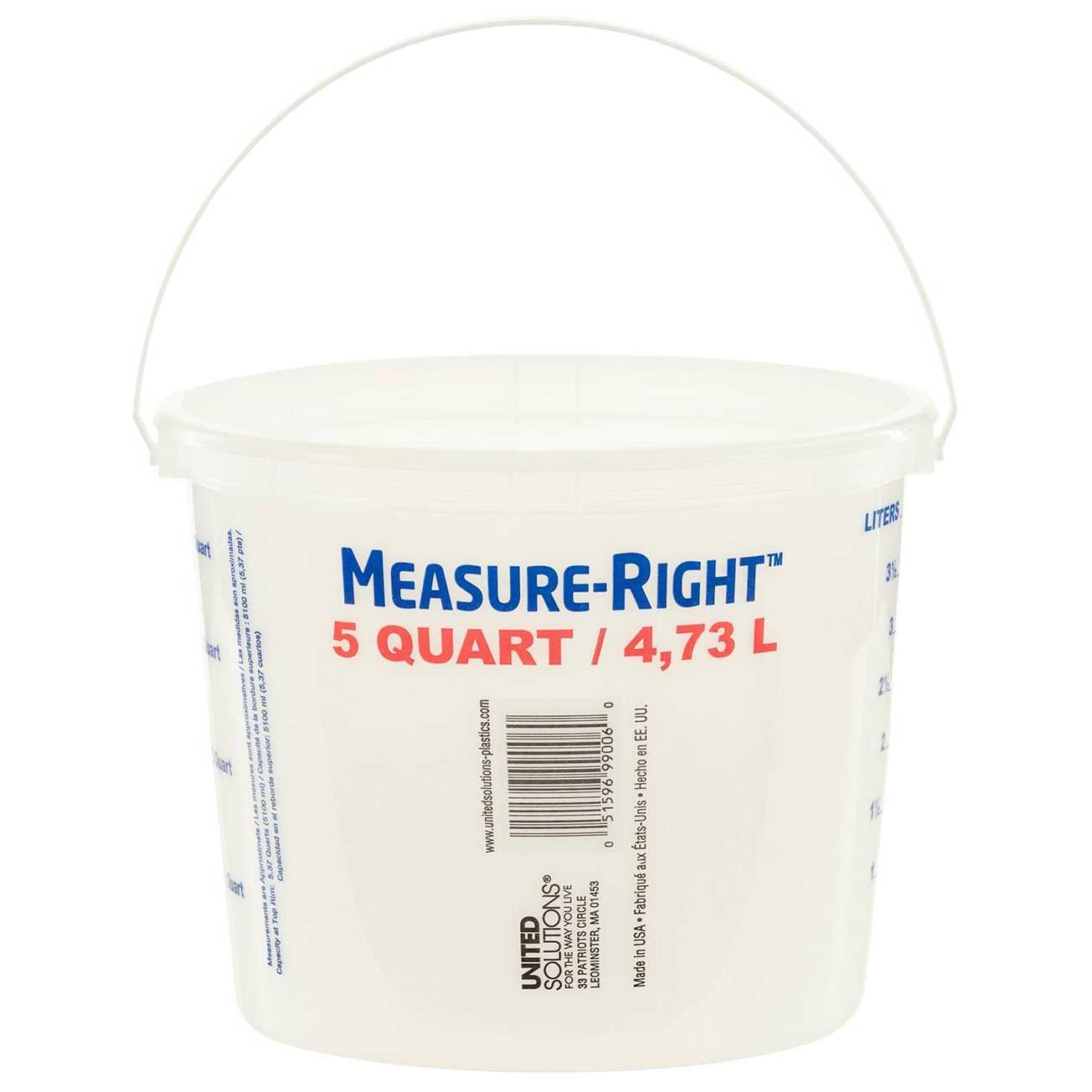 United Solutions 1-Quart Plastic Paint Bucket - Zenithce