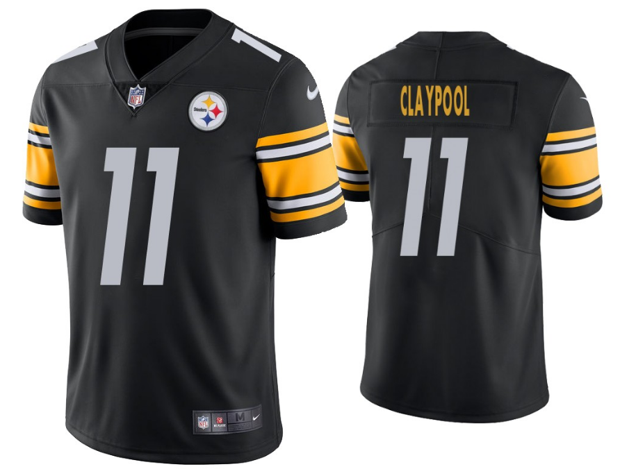 Pittsburgh Steelers #11 Chase Claypool Black Vapor Limited Stitched Jersey - Zenithce
