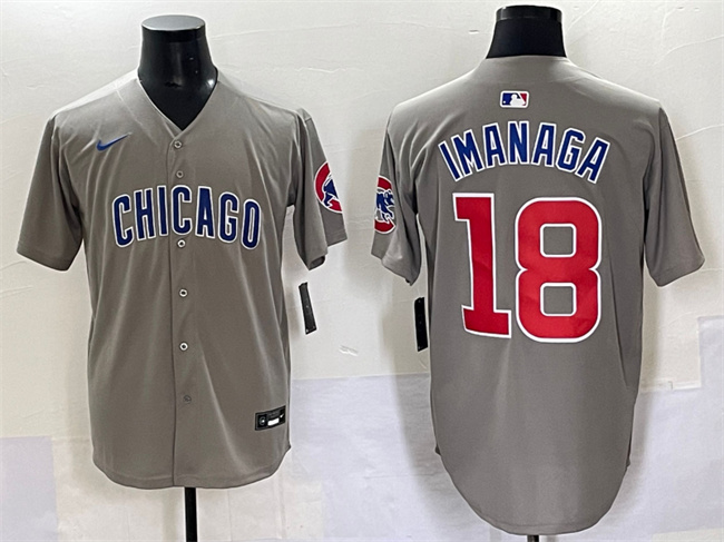 Chicago Cubs #18 Shōta Imanaga Gray Limited Stitched Jersey - Zenithce