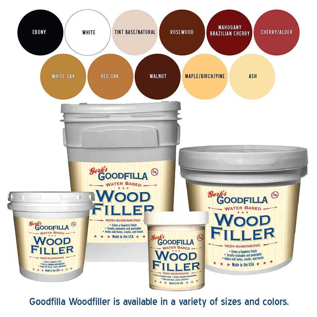 Water-Based Wood & Grain Filler Goodfilla - Zenithce