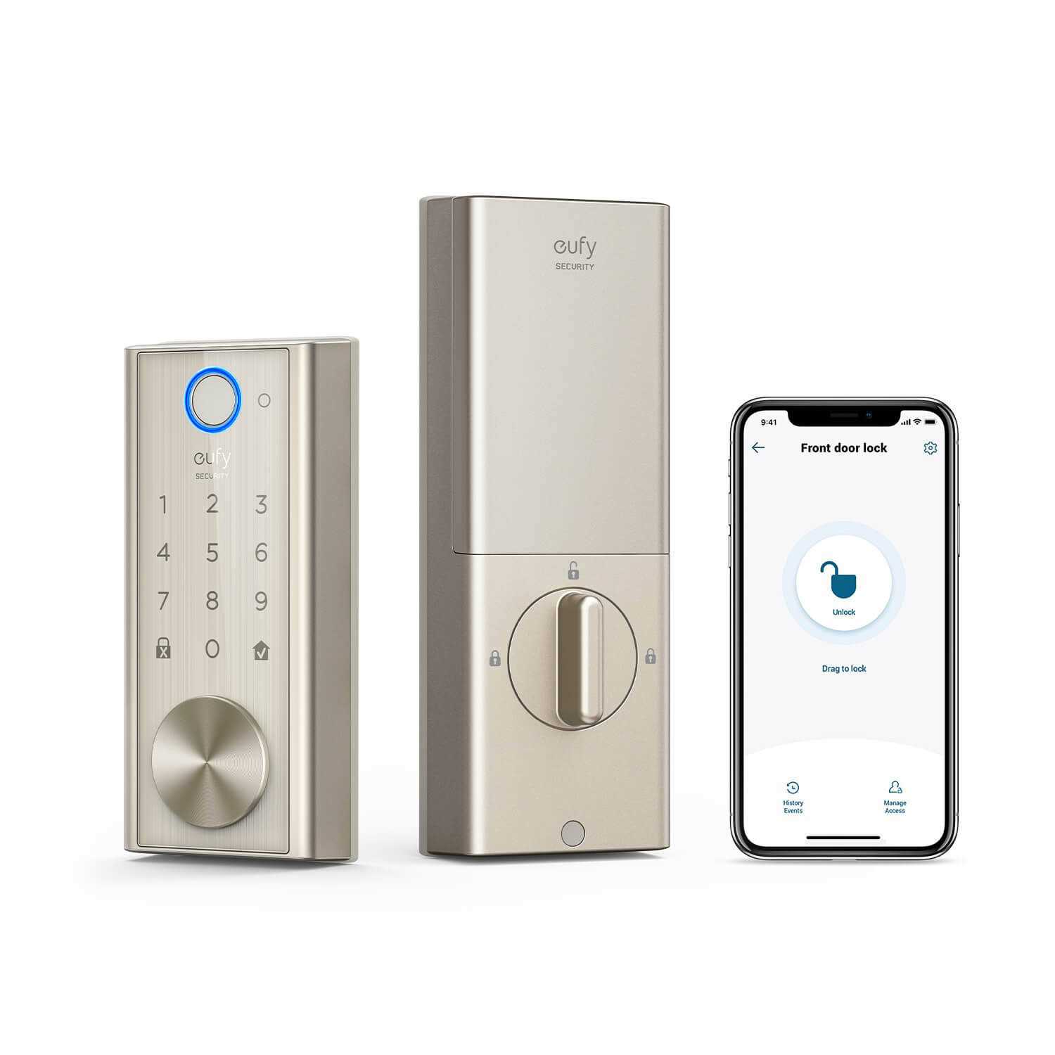 Eufy Security Smart Lock Touch & Wi-Fi Fingerprint Keyless Entry Door Lock - Zenithce