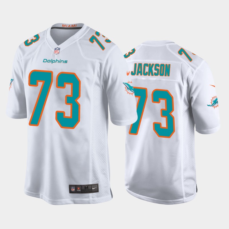 Miami Dolphins #73 Austin Jackson White Stitched Jersey - Zenithce