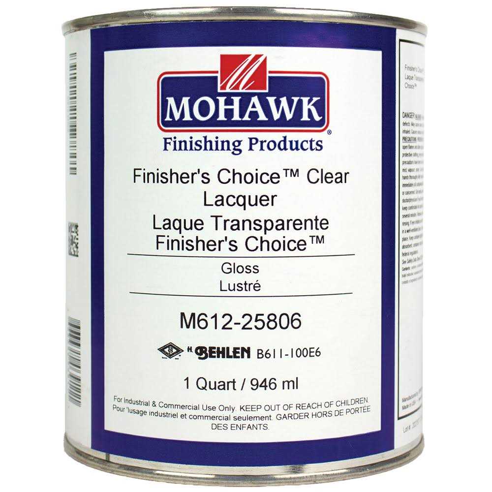Mohawk Finisher’s Choice Clear Lacquer - Zenithce