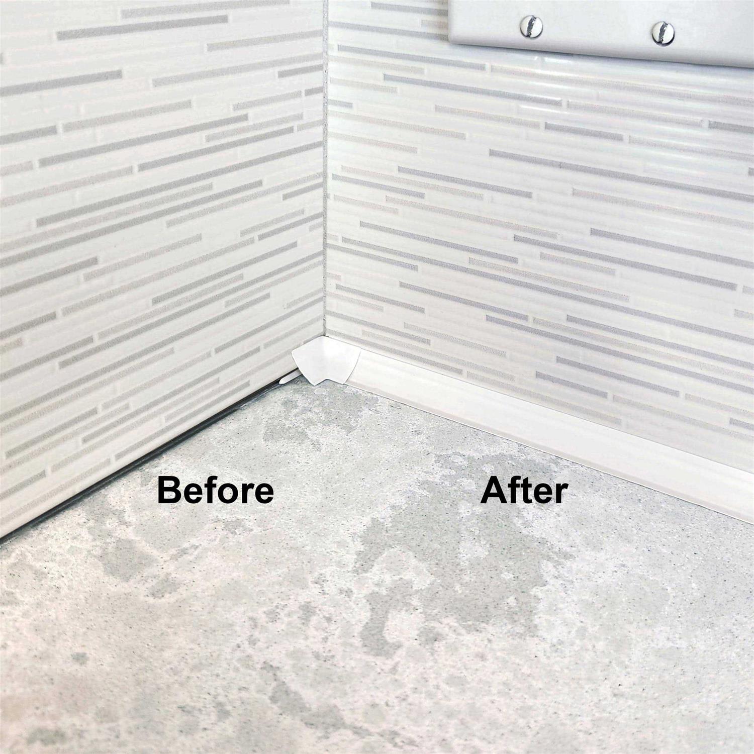 InstaTrim Corner & End Caps Six 3/4 Wide Caulk Strip Corner and End Pieces - Zenithce