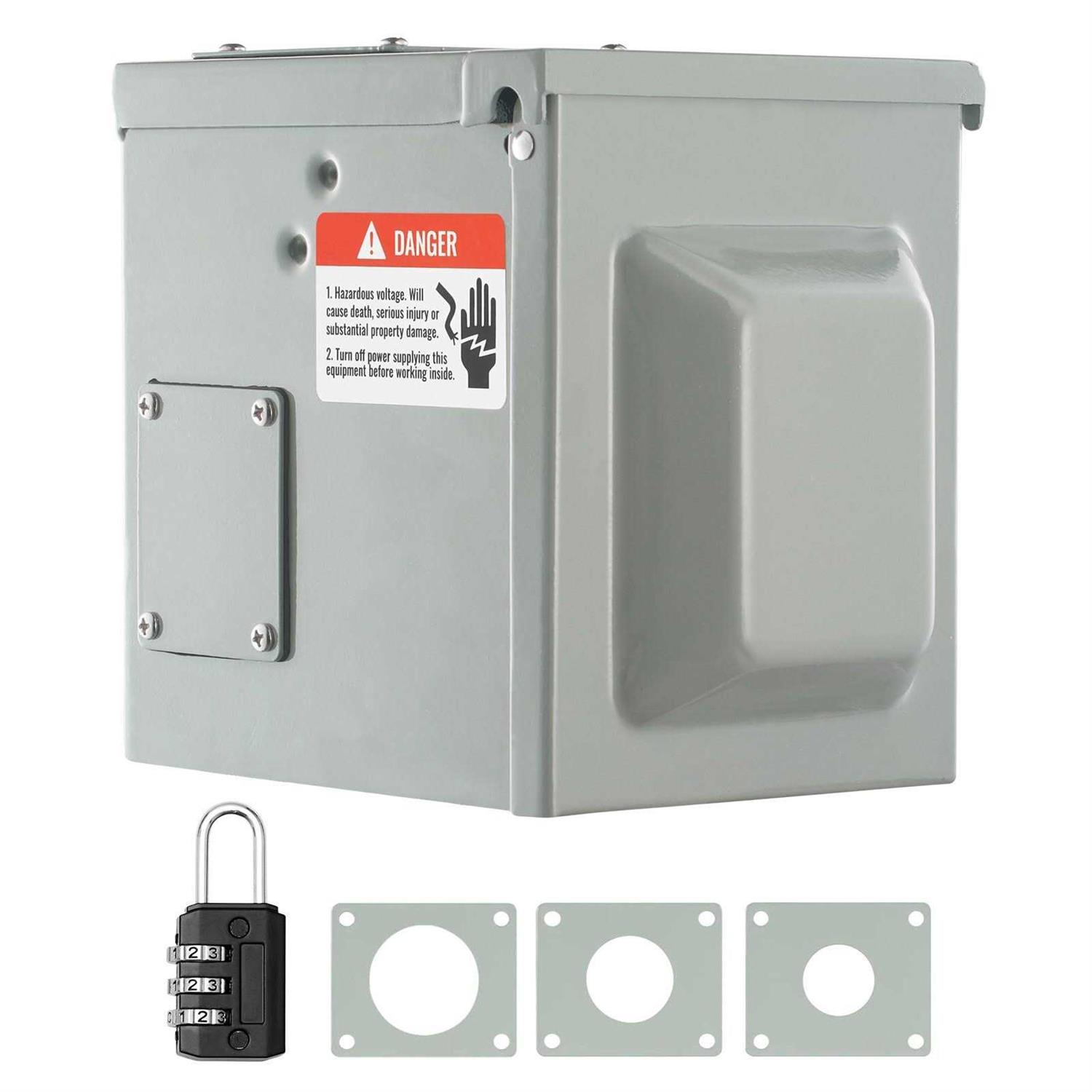 VEVOR 5/16-3/8 Ratchet Chain Binder 7100 lbs G80 Hook Detachable Anti-skid Handle Heavy Duty Load Binder - Zenithce