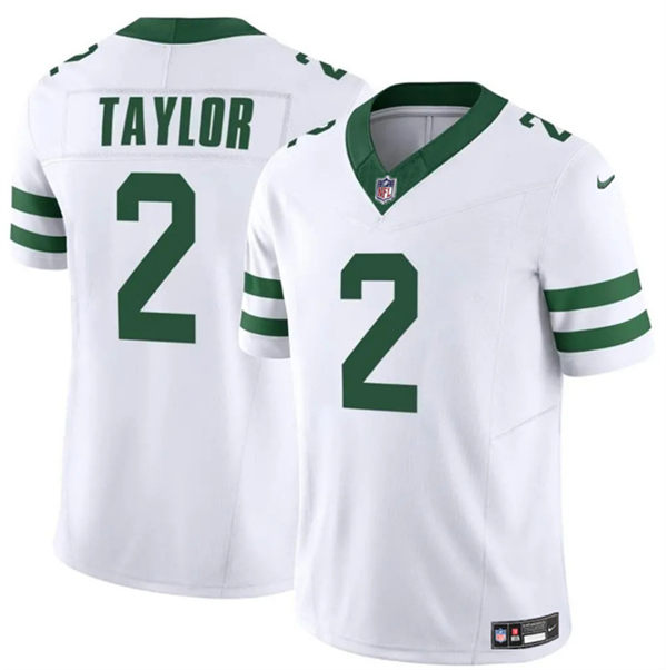 New York Jets #2 Tyrod Taylor White 2024 F.U.S.E. Vapor Untouchable Limited Stitched Jersey - Zenithce