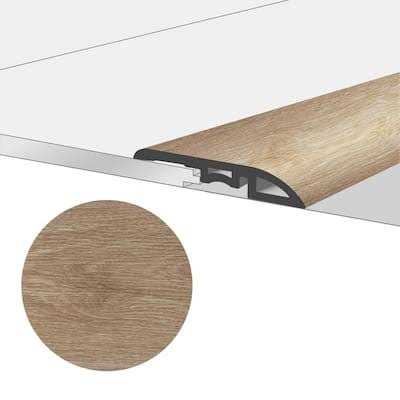 Lucida USA TerraCore T-moulding Calacatta 2-in T x 3-in W x 48-in L Vinyl T-moulding TC-605TM - Zenithce