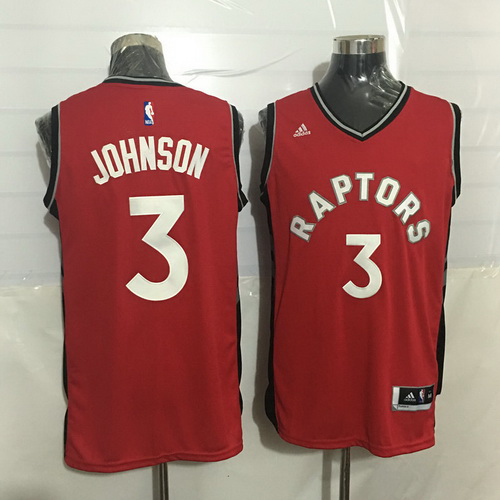 Toronto Raptors #3 James Johnson Red New Rev 30 Swingman Jersey - Zenithce