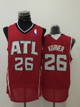 Atlanta Hawks #26 Kyle Korver Red Swingman Jersey - Zenithce