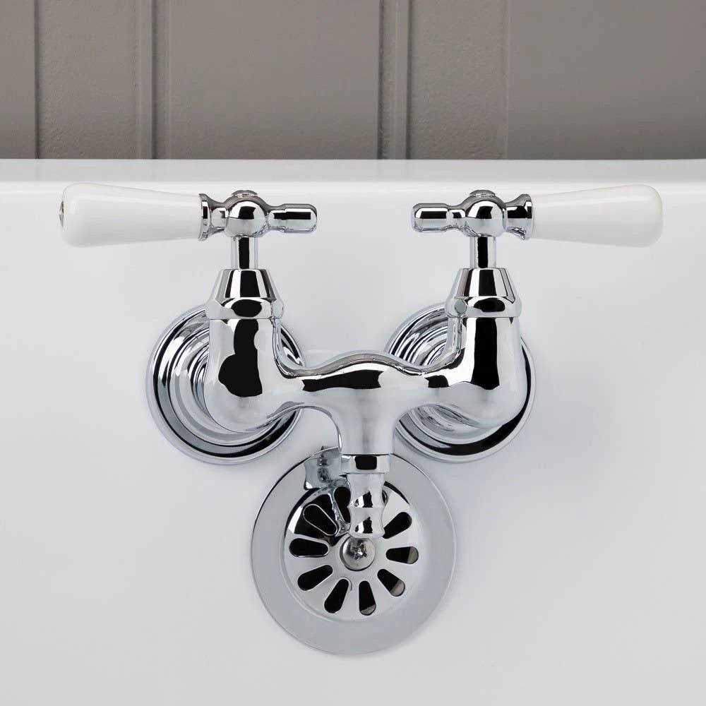 Randolph Morris Clawfoot Tub Wall Mount Faucet RM030PL-BN - Zenithce