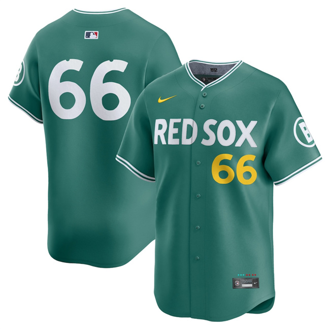 Boston Red Sox #66 Brayan Bello Green 2025 City Connect Limited Stitched Jersey - Zenithce
