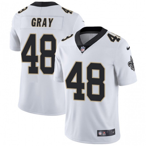 New Orleans Saints #48 J.T. Gray White Vapor Untouchable Limited Stitched Jersey - Zenithce