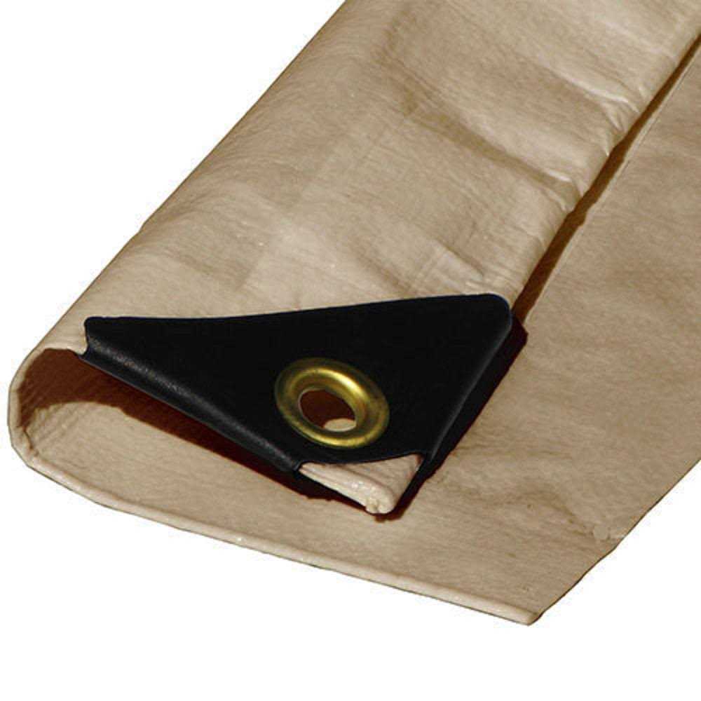 Heavy Duty 12 Mil Silver Tarp 3 Ply Coated Reinforced Canopy 6 oz 3 Layer - Zenithce