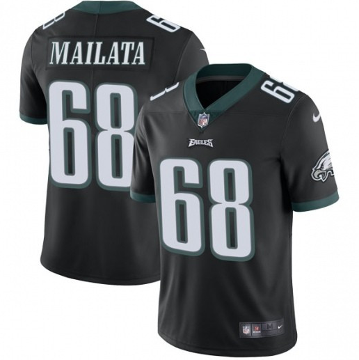 Philadelphia Eagles #68 Jordan Mailata Black Vapor Untouchable Limited Stitched Jersey - Zenithce