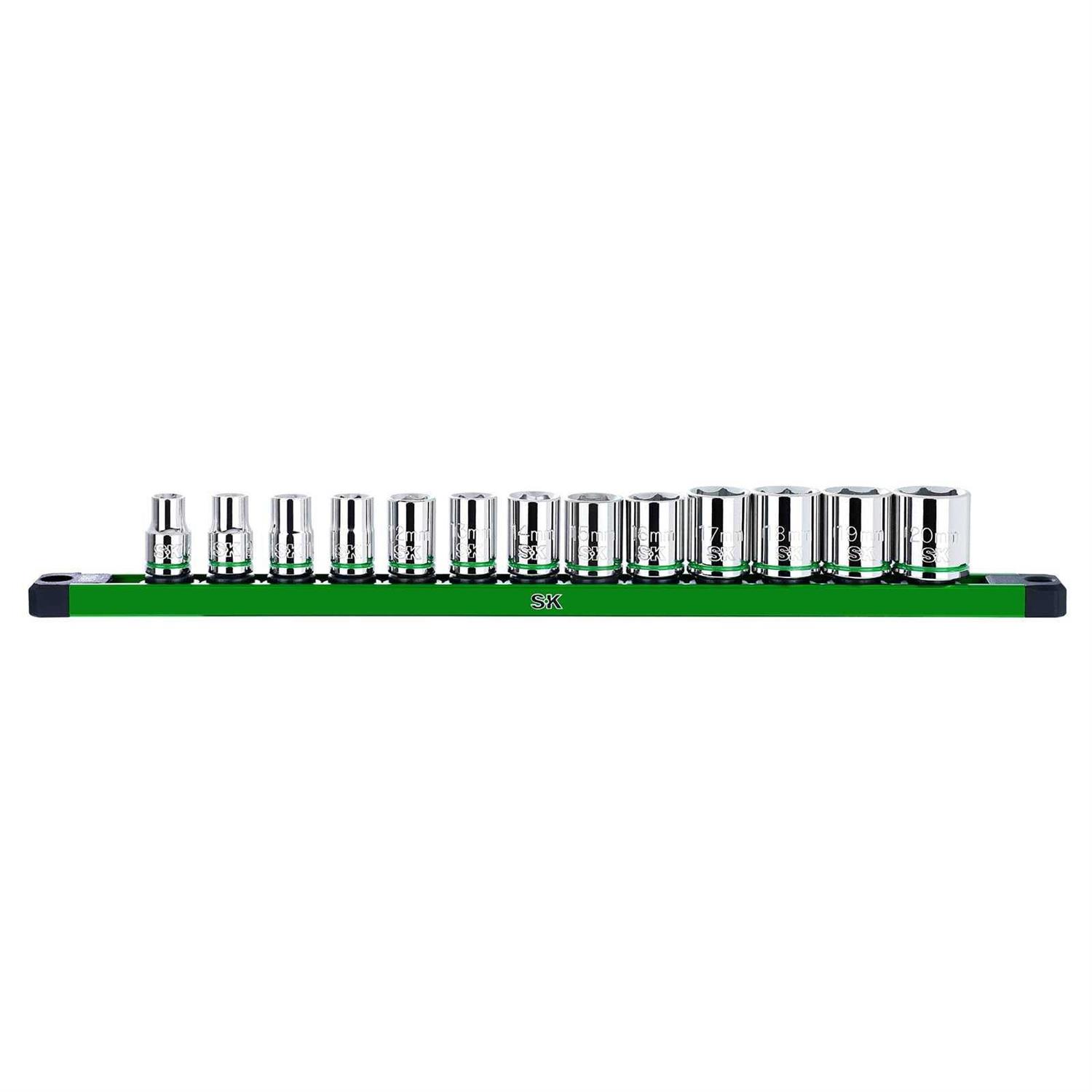 SK Combination Wrench Set SAE 5/16 to 3/4 Metric 19mm - Zenithce