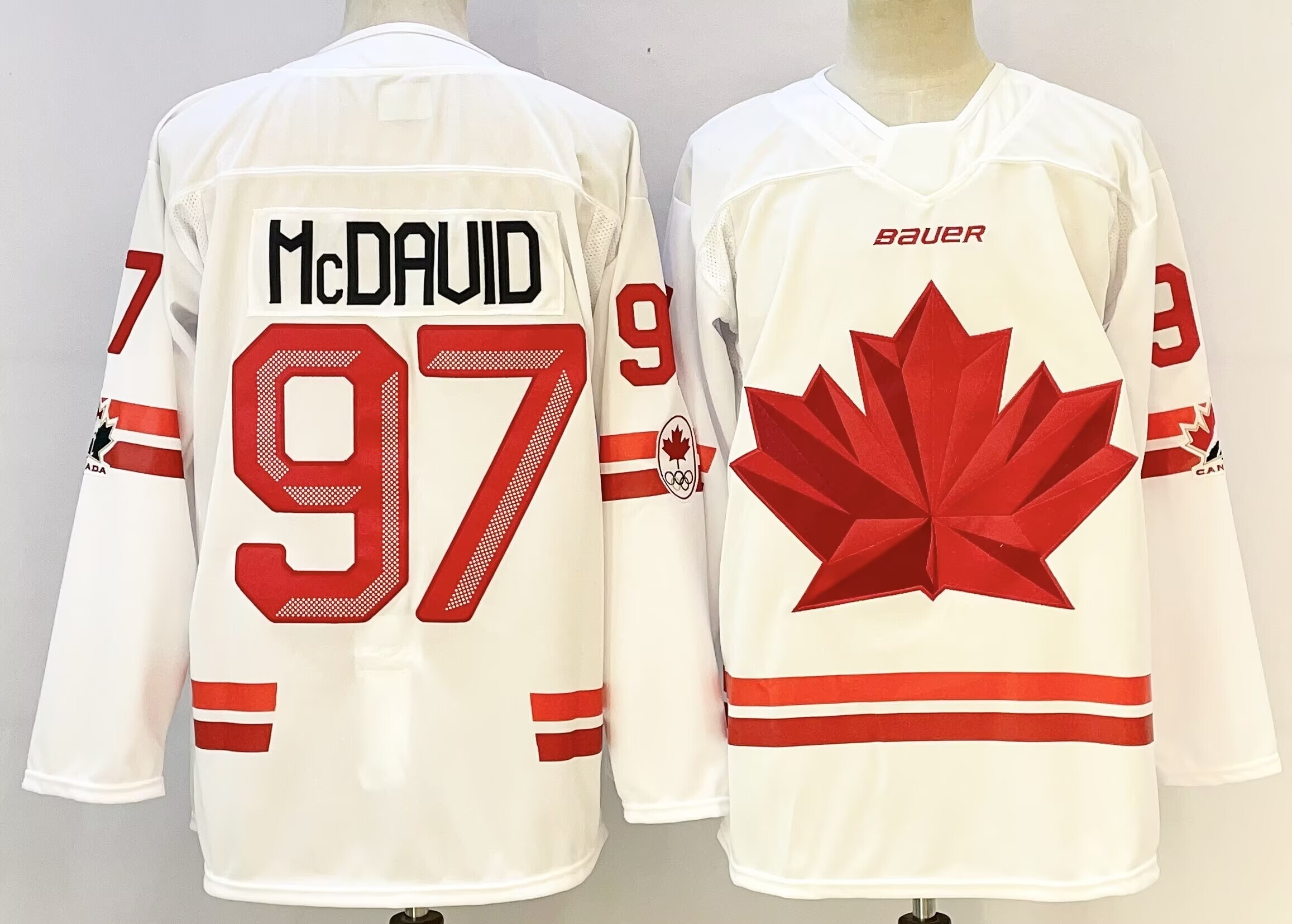 Canada #97 Connor McDavid White Stitched Jersey - Zenithce