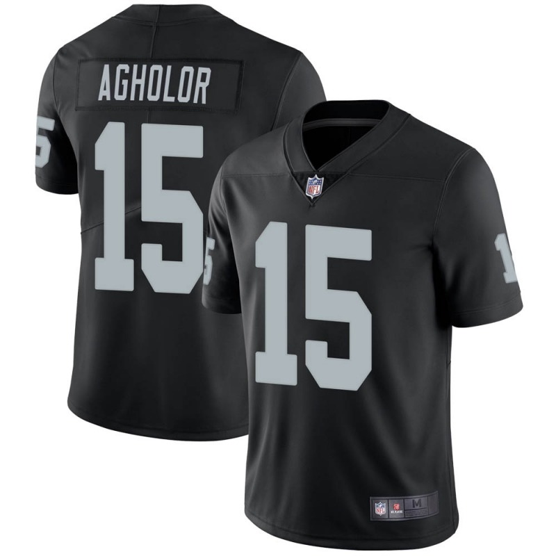 Las Vegas Raiders #15 Nelson Agholor Black Vapor Untouchable Limited Stitched Jersey - Zenithce