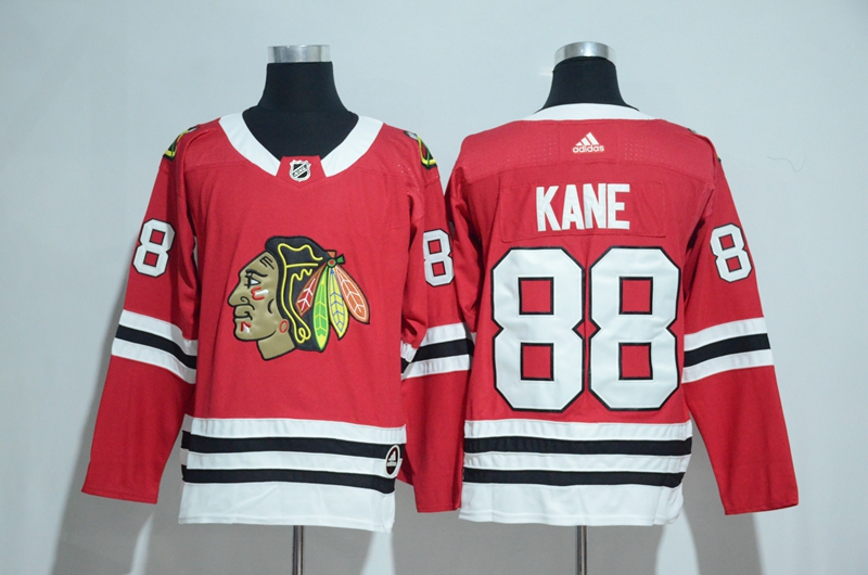 Chicago Blackhawks #88 Patrick Kane Red Adidas Stitched Jersey - Zenithce