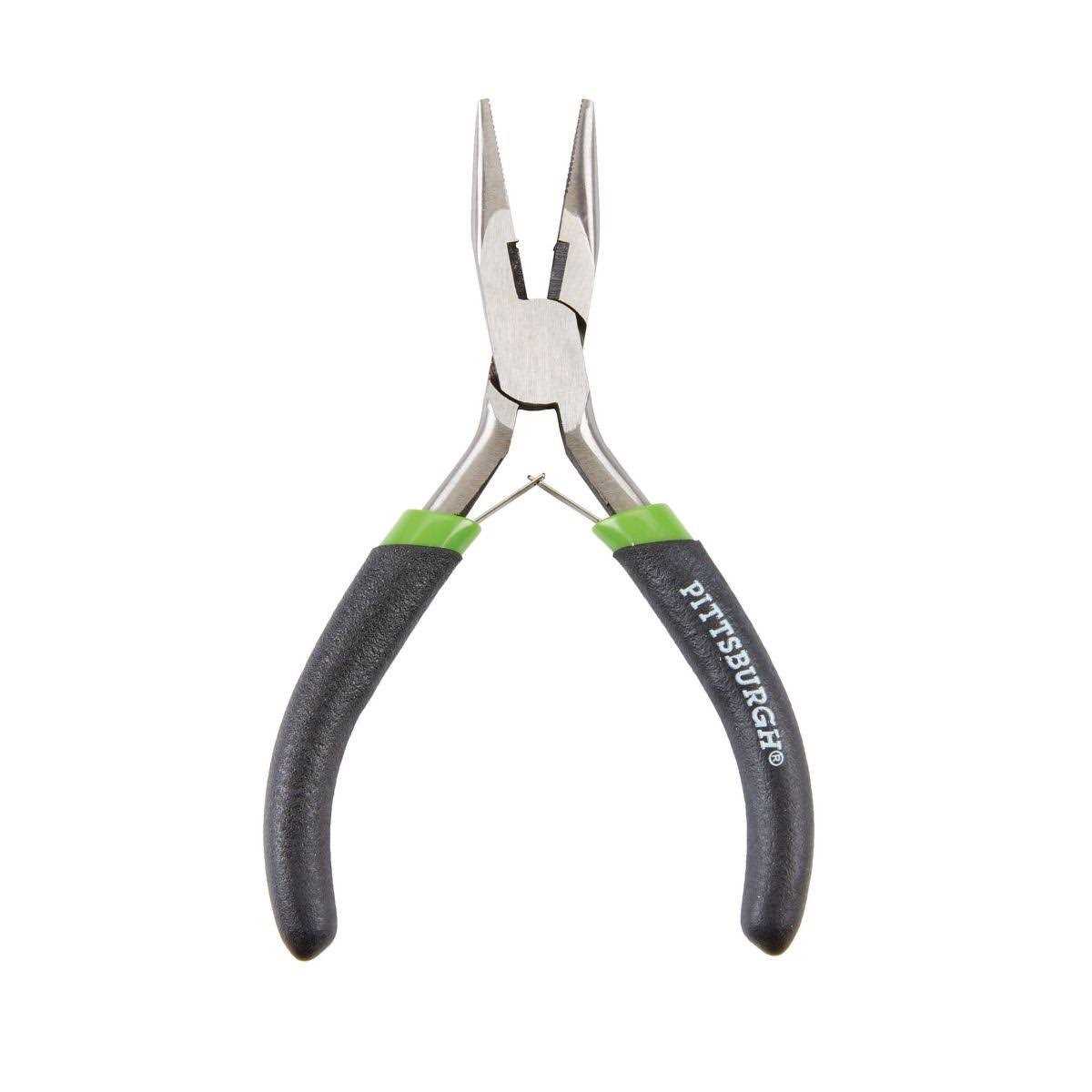 Pittsburgh 4-3/4 in. Bent Long Nose Pliers - Zenithce