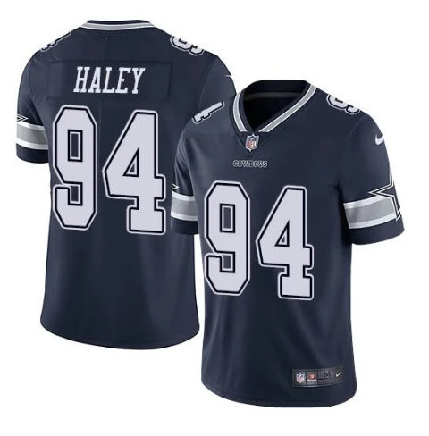 Dallas Cowboys #94 Charles Haley Navy Vapor Untouchable Limited Stitched Jersey - Zenithce