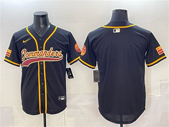 Washington Commanders Blank Black Limited Stitched Jersey - Zenithce