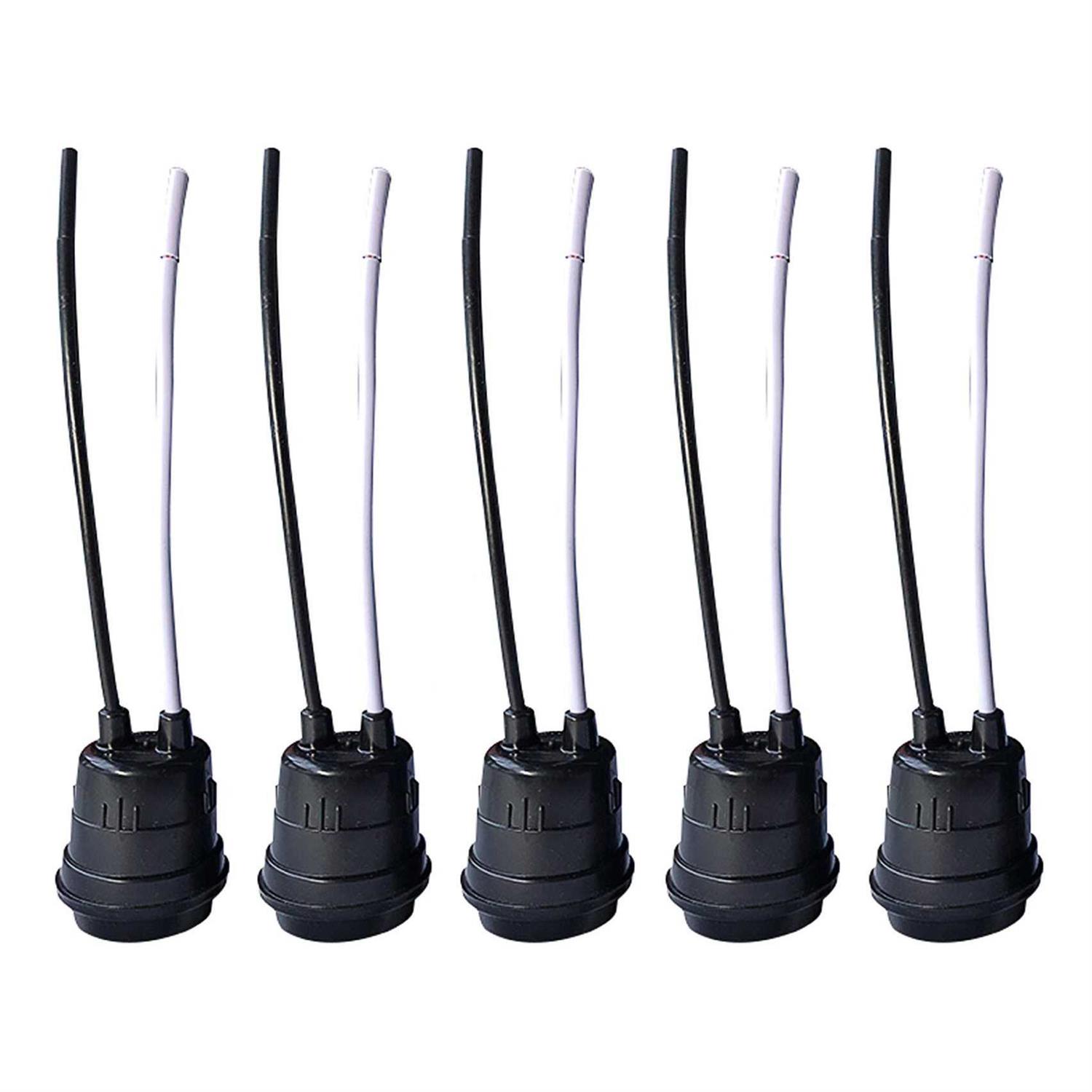 Follite ICC Lite Waterproof Black Pigtail Lamp Socket - Zenithce