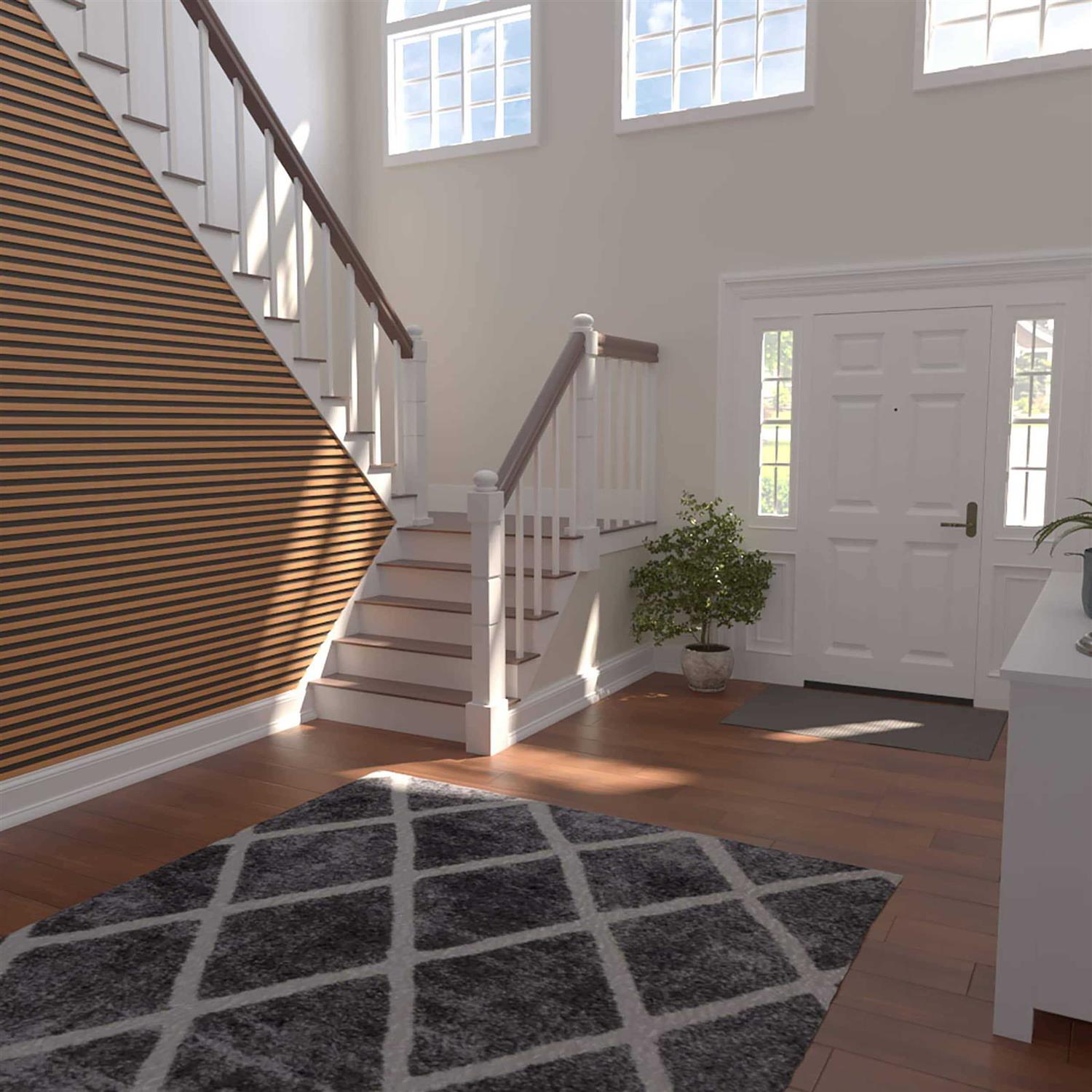 Ekena Millwork Adjustable Wood Slat Wall Panel Kit Slats - Zenithce