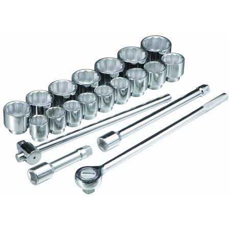 Pittsburgh 1 in. Drive SAE Impact Socket Set - Zenithce