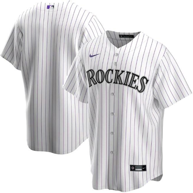 Colorado Rockies White Cool Base Stitched Jersey - Zenithce