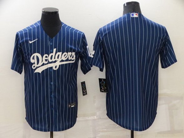 Los Angeles Dodgers Blank Navy Cool Base Stitched Jersey - Zenithce