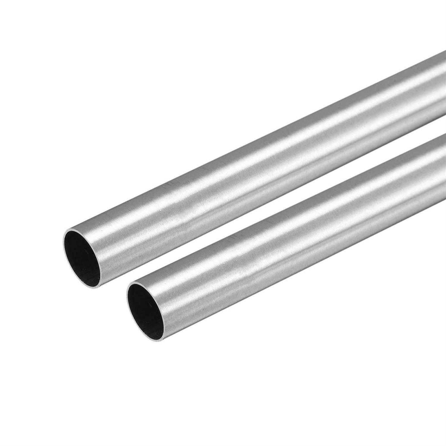 uxcell 304 Stainless Steel Round Tube OD 1mm Wall Thickness 250mm Length - Zenithce