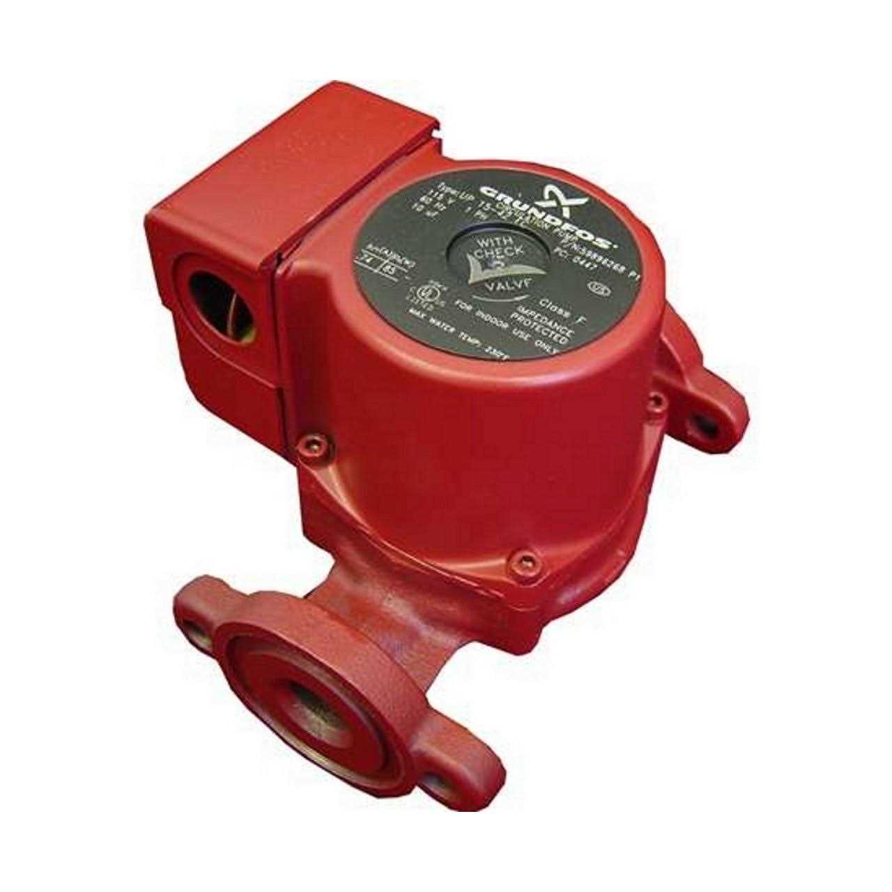 Grundfos 59896155 Superbrute Recirculator Pump small RED - Zenithce