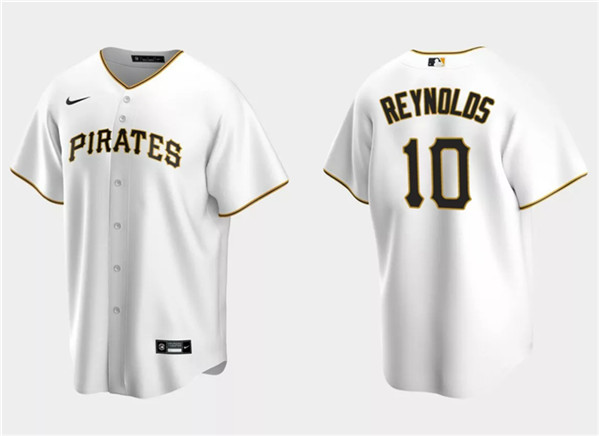 Pittsburgh Pirates #10 Bryan Reynolds White Cool Base Stitched Jersey - Zenithce