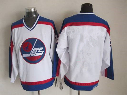 Winnipeg Jets Blank 1979-80 White CCM Vintage Throwback Jersey - Zenithce
