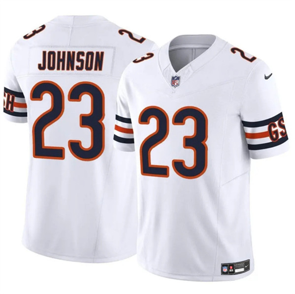 Chicago Bears #23 Roschon Johnson White 2023 F.U.S.E. Vapor Stitched Jersey - Zenithce